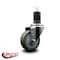 Service Caster 3.5'' Gray Poly Wheel Swivel 1-5/8'' Expanding Stem Caster SCC-EX20S3514-PPUB-158 - alternate 3